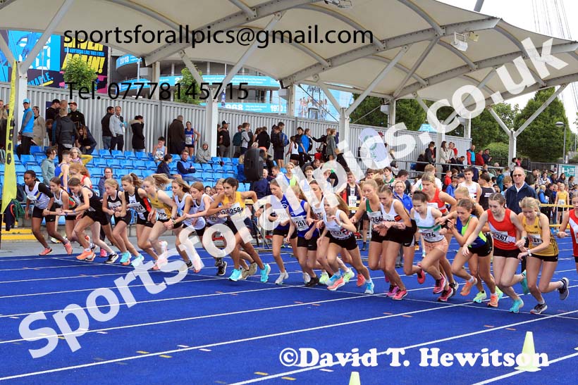 Womens under-17s 2022 Northern Road Relays, SportsCity, Manchester. Photo: David T. Hewitson/Sports for All Pics